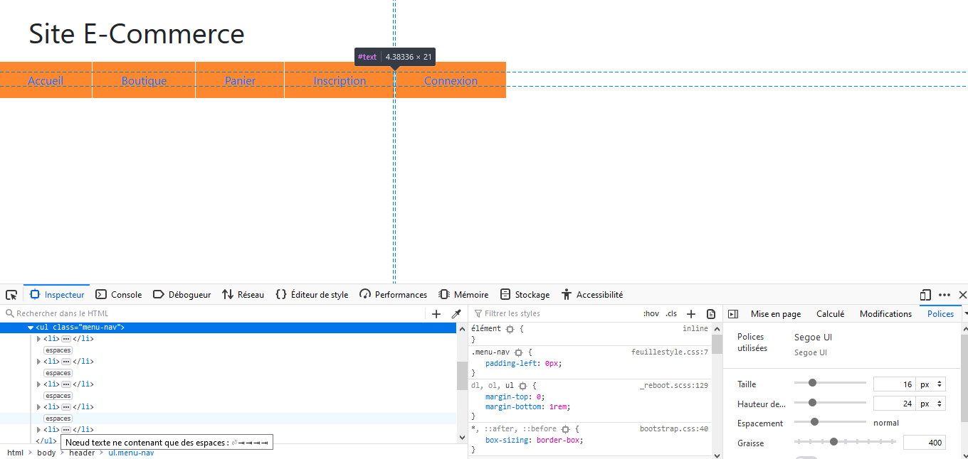 Erreur avec un espace sur mon site en HTML et CSS par JonathanBrn1